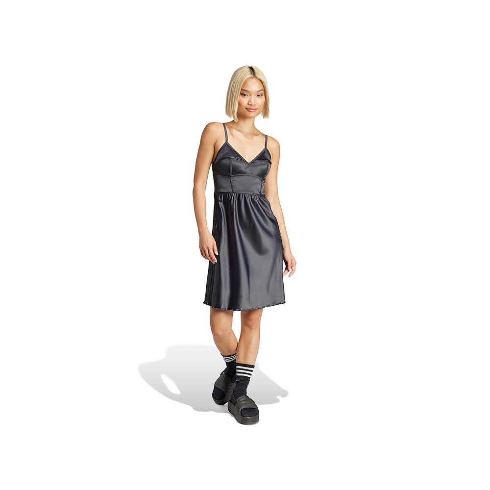 Satin Dress Carbon Adidas image number null