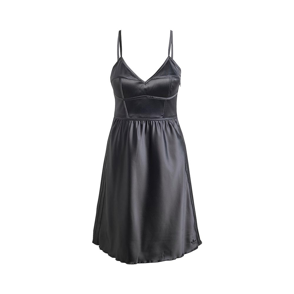 Satin Dress Carbon Adidas image number null