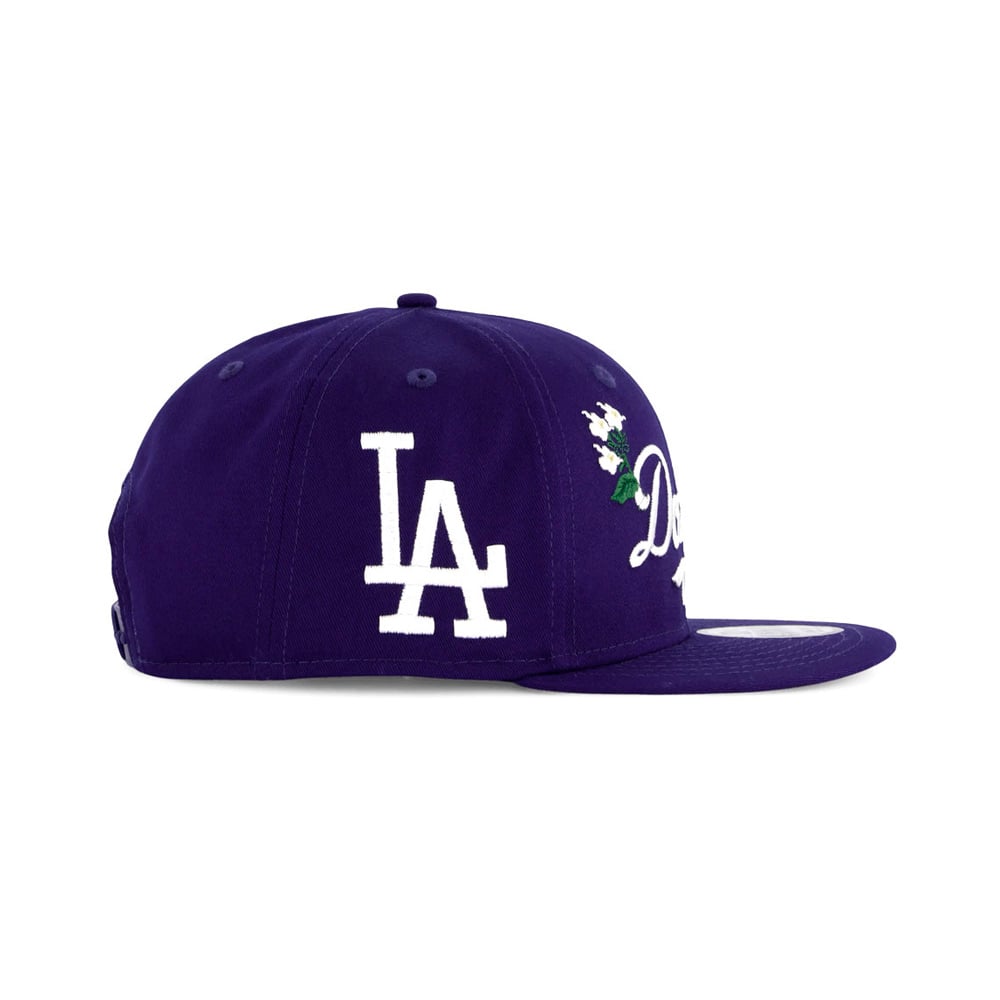 Flower Wordmark 9Fifty Los Angeles Dodgers New Era image number null